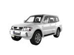 Pare Boues MITSUBISHI MONTERO / PAJERO III phase 2 (V6W- V7W) du 01/2003 au 12/2006