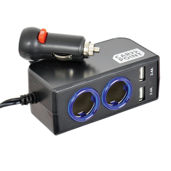 Accéder à la pièce RALLONGE MULTI PRISE + 2 USB 12-24V 4A.