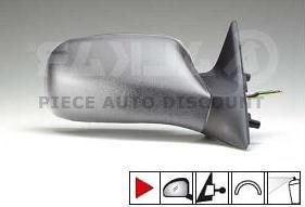 Accéder à la pièce Rétroviseur droit mécanique à peindre