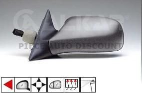 Accéder à la pièce Rétroviseur gauche électrique, chauffant à peindre 94->