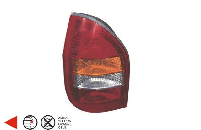 Accéder à la pièce Feu arrière gauche [Rouge - Orange]