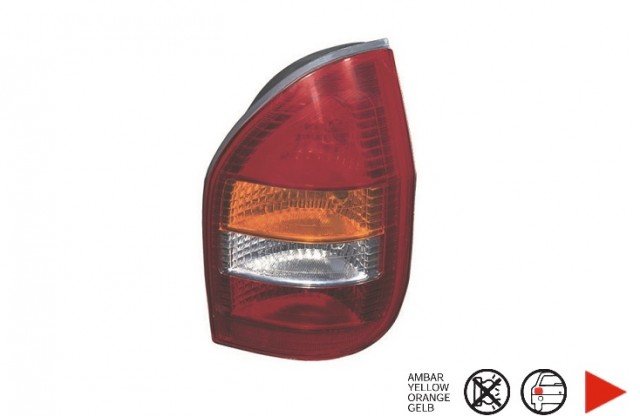 Accéder à la pièce Feu arrière droit [Rouge - Orange]