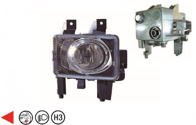 Accéder à la pièce Projecteur anti-brouillard gauche