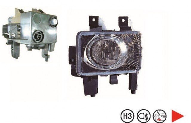 Accéder à la pièce Projecteur anti-brouillard droit