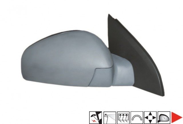 Accéder à la pièce Rétroviseur droit électrique, chauffant, rabattable à peindre
