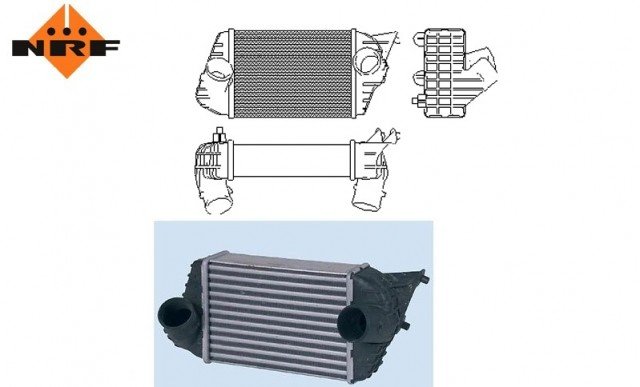 Accéder à la pièce Refroidisseur échangeur air-air turbo