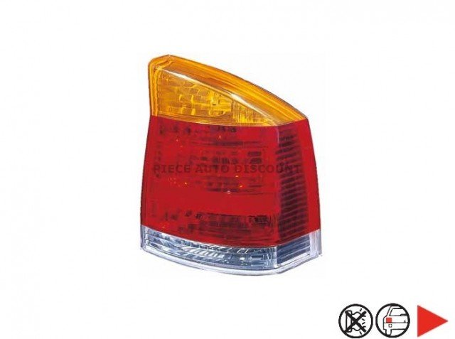 Accéder à la pièce Feu arrière droit [Rouge - Orange]