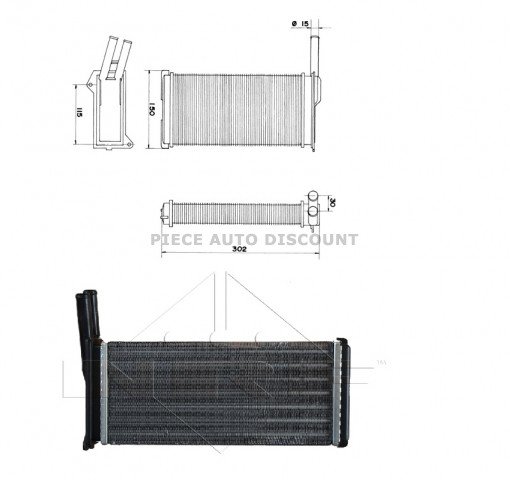 Accéder à la pièce Radiateur de chauffage