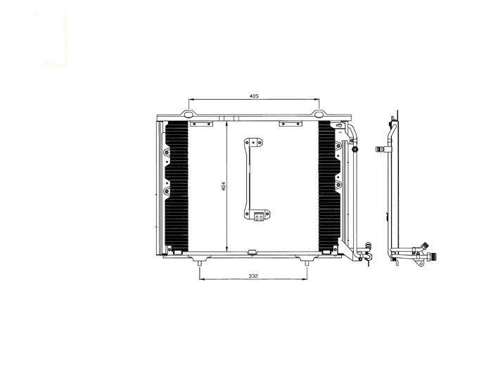 Accéder à la pièce Condenseur de climatisation 2.0L