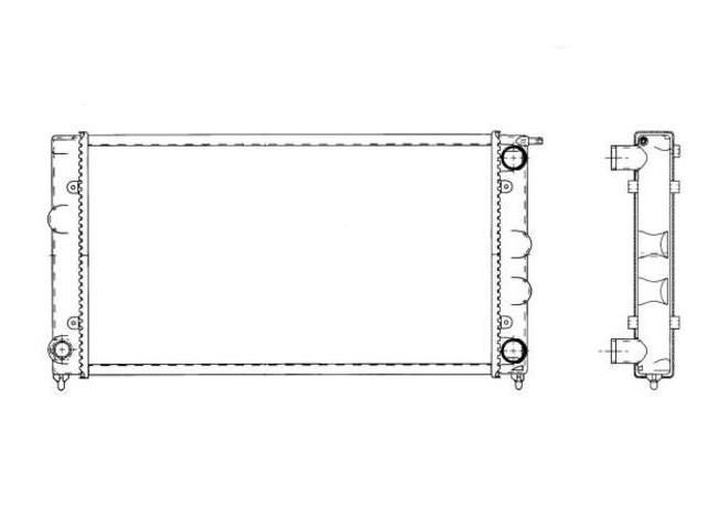Radiateur 1.8L - 1.8L Gti - 1.6L D VOLKSWAGEN JETTA  pour VOLKSWAGEN JETTA Radiateur 1.8L - 1.8L Gti - 1.6L D VOLKSWAGEN JETTA  pour VOLKSWAGEN JETTA