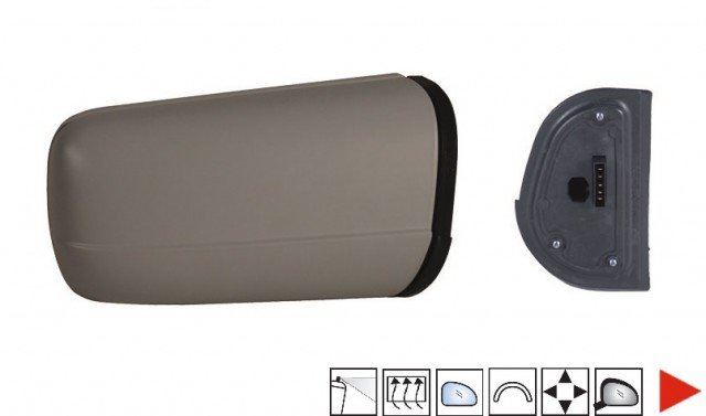 Accéder à la pièce Rétroviseur droit électrique, chauffant à peindre ->96