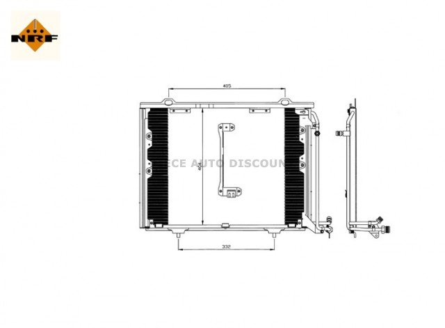 Accéder à la pièce Condenseur de climatisation 2.0L