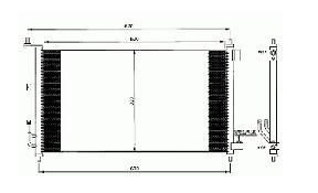 Condenseur de climatisation 1.2L - 1.4L - 160 SR
