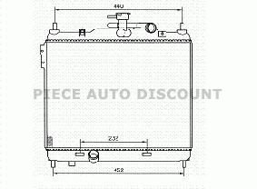 Accéder à la pièce RADIATEUR (TB) 1,5L CRDI  +/- CLIM  (370x495x18) 