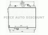 Radiateur/Condenseur HYUNDAI Getz