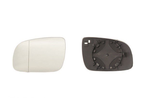 Glace + support rétroviseur gauche grand angle VOLKSWAGEN POLO  Grand modèle (150mm). Asphérique (angle mort). Convexe, complète avec support. A clipser (montage identique à l'original).  pour VOLKSWAGEN POLO Glace + support rétroviseur gauche grand angle VOLKSWAGEN POLO  Grand modèle (150mm). Asphérique (angle mort). Convexe, complète avec support. A clipser (montage identique à l'original).  pour VOLKSWAGEN POLO