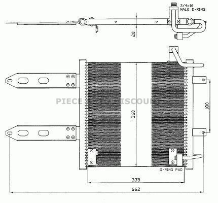 Accéder à la pièce Condenseur de climatisation essence