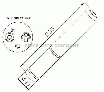 Accéder à la pièce Bouteille déshydratante