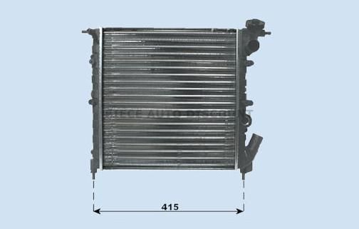 Accéder à la pièce RADIATEUR 1.1L ESSENCE RL/RN (C1E) 350x368x17 