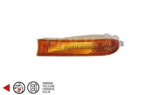 Accéder à la pièce Feu avant gauche orange ->97