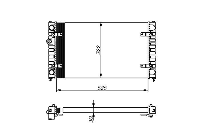 Accéder à la pièce Radiateur 1,4L - 1,6L - 1,7L SDI