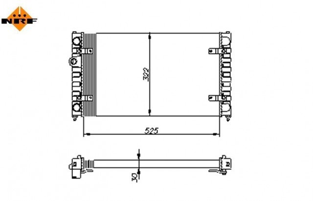 Accéder à la pièce Radiateur 1,4L - 1,6L - 1,7L SDI