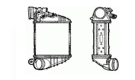 Refroidisseur échangeur air turbo VOLKSWAGEN BORA  pour VOLKSWAGEN BORA Refroidisseur échangeur air turbo VOLKSWAGEN BORA  pour VOLKSWAGEN BORA