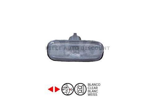 Accéder à la pièce Feu répétiteur aile avant blanc ovale