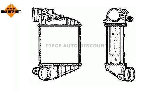 Accéder à la pièce Refroidisseur échangeur air turbo