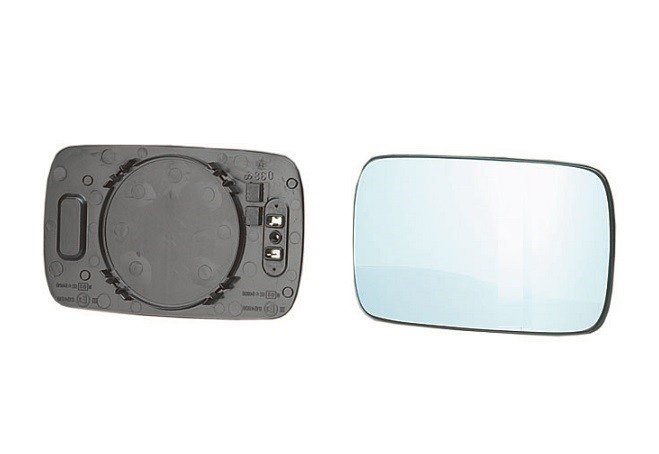 Accéder à la pièce Glace bleue + support rétroviseur droit chauffante