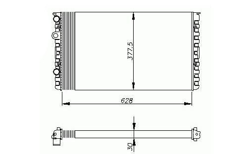 Accéder à la pièce Radiateur 1,4L - 1,6L - 1,9L Tdi / Sdi