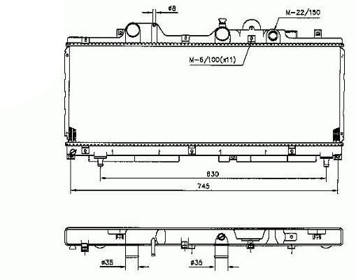 Radiateur 1,7L D - 1,7L TD - 60 TD 1,7L clim. FIAT PUNTO  pour FIAT PUNTO Radiateur 1,7L D - 1,7L TD - 60 TD 1,7L clim. FIAT PUNTO  pour FIAT PUNTO
