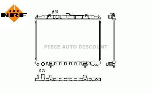 Accéder à la pièce Radiateur essence 2,0L - 2,0L 4x4 - 2,5L 4x4