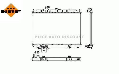 Accéder à la pièce Radiateur  2,0L - 2,0L 4x4 - 2,5L 4x4