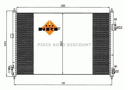 Accéder à la pièce Condenseur de climatisation
