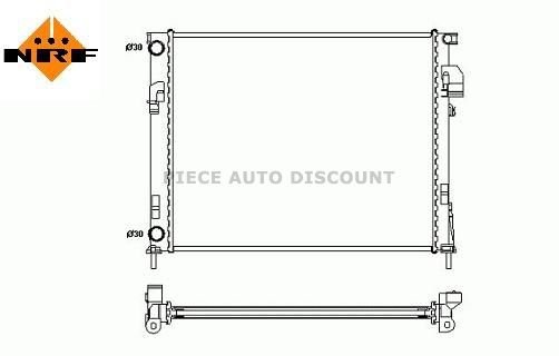 Accéder à la pièce Radiateur 2,0L - 1,9L dCI