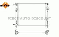 Accéder à la pièce Radiateur 2,0L - 1,9L dCI