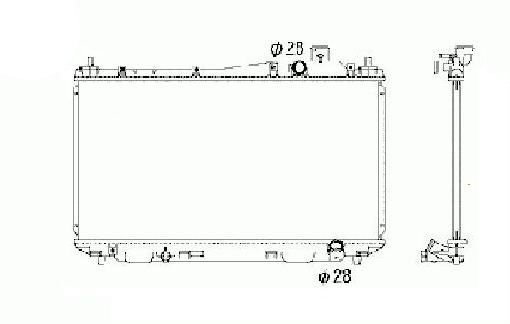 Accéder à la pièce Radiateur 1,4iL 16v - 1,6iL 16v - 1,7iL 16v BMV