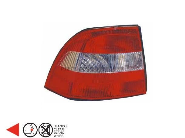 Accéder à la pièce Feu arrière gauche [Rouge - Blanc] ->99