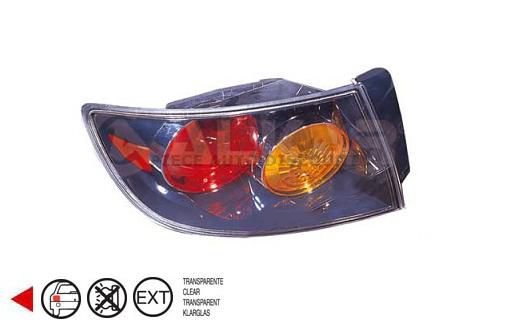 Accéder à la pièce Feu arrière extérieur gauche 4ptes