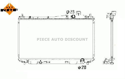 Accéder à la pièce Radiateur 1,4iL 16v - 1,6iL 16v - 1,7iL 16v BMV