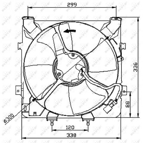 Accéder à la pièce Groupe moto-ventilateur + clim.