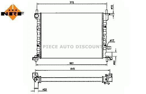 Accéder à la pièce Radiateur 1,25L - 1,25Li 16v -  1,3L - 1,4Li - 1,4Li 16v Accéder à la pièce Radiateur 1,25L - 1,25Li 16v -  1,3L - 1,4Li - 1,4Li 16v