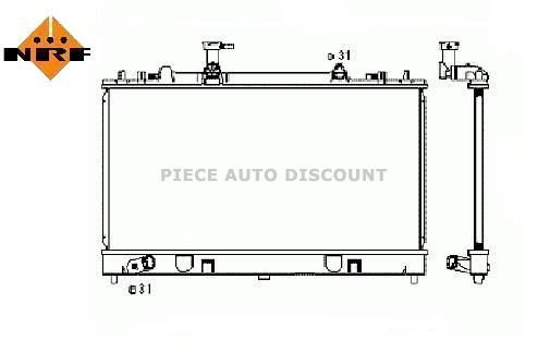 Accéder à la pièce Radiateur  2,0L Di BVM Accéder à la pièce Radiateur  2,0L Di BVM