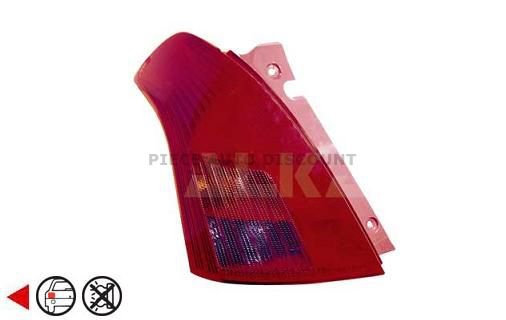 Accéder à la pièce Feu arrière gauche ->07