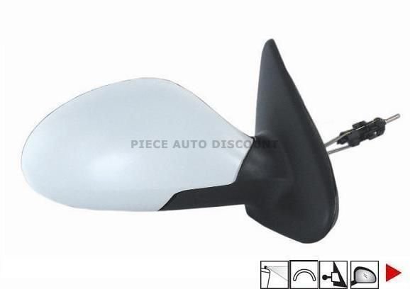 Accéder à la pièce Rétroviseur droit mécanique à peindre 02->
