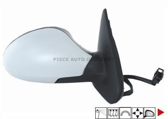 Accéder à la pièce Rétroviseur droit électrique, chauffant à peindre 02->