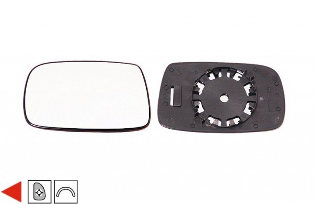 Accéder à la pièce Glace + support rétroviseur gauche