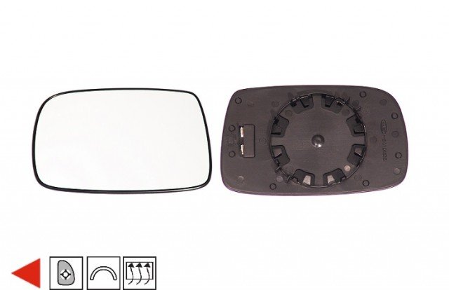 Accéder à la pièce Glace + support rétroviseur gauche chauffant