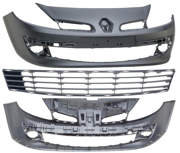 Grille de pare-choc avant pour Renault Clio 3 - Origine Pièces Auto